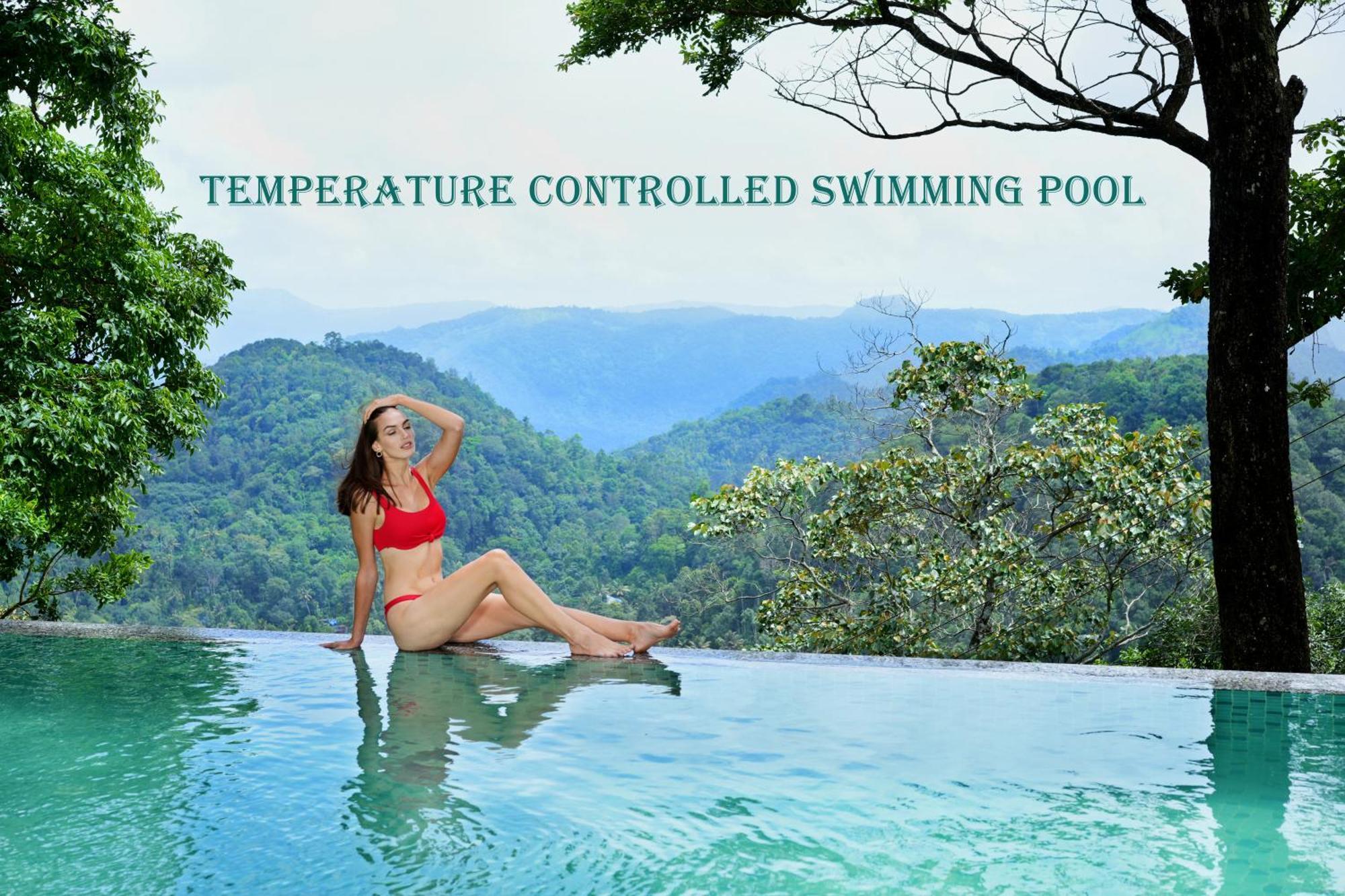 エレファント パッセージ リゾート ムンナール エクステリア 写真 Temperature controlled swimming pool